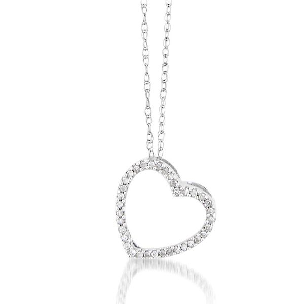 Diamond Heart Necklace Armentor Jewelers New Iberia, LA