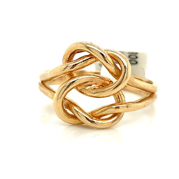 14K Yellow Gold Double Love Knot Ring Avitabile Fine Jewelers Hanover, MA