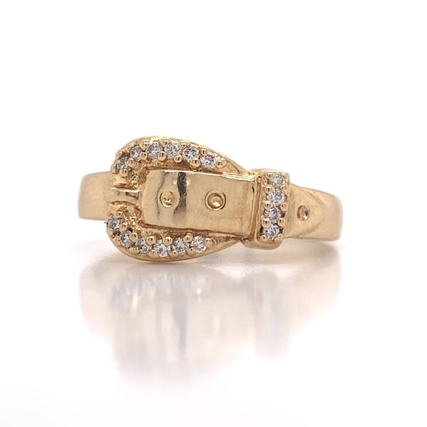 14K Yellow Gold Buckle Ring Avitabile Fine Jewelers Hanover, MA