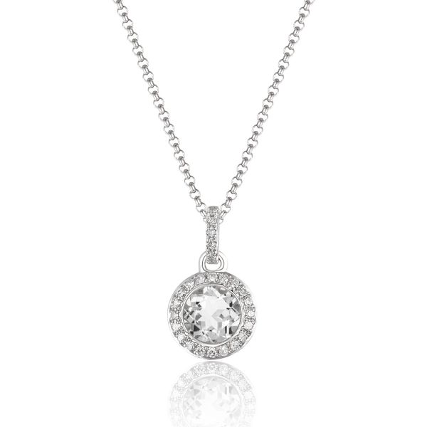 14KW Tanzanite & Diamond Accent Necklace Castle Couture Fine Jewelry Manalapan, NJ