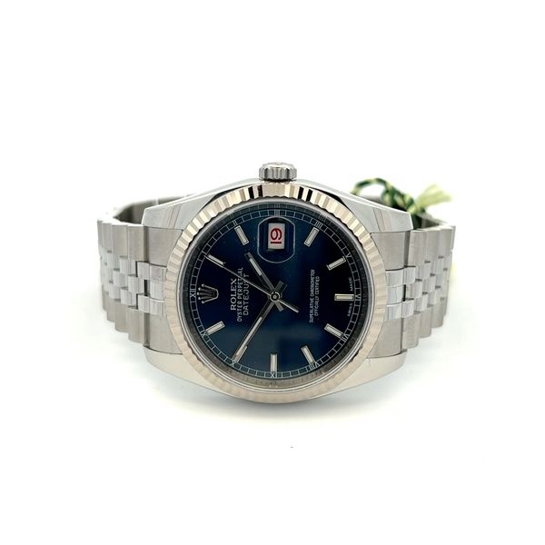 Men's DateJust Pre-Owned Rolex Watch  Classic Creations In Diamonds & Gold Venice, FL