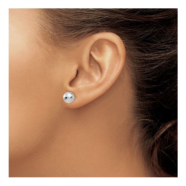 14K Ball Stud Earrings Image 2 Classic Creations In Diamonds & Gold Venice, FL