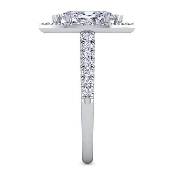14K White Gold Marquise Halo Diamond Engagement Ring Image 4 Classic Creations In Diamonds & Gold Venice, FL