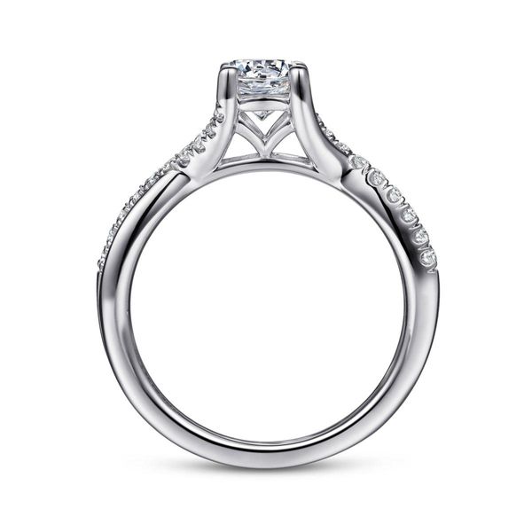 14K White Gold Round Diamond Engagement Ring Image 3 Classic Creations In Diamonds & Gold Venice, FL