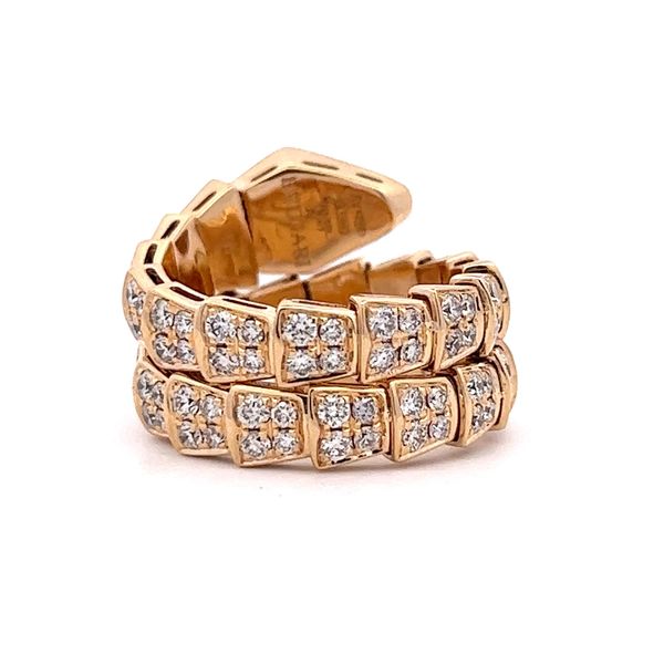 18K Flexible Diamond Snake Ring Image 3 Classic Creations In Diamonds & Gold Venice, FL
