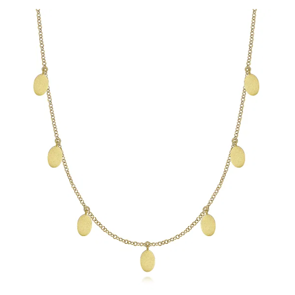 14K Drop Necklace Classic Creations In Diamonds & Gold Venice, FL