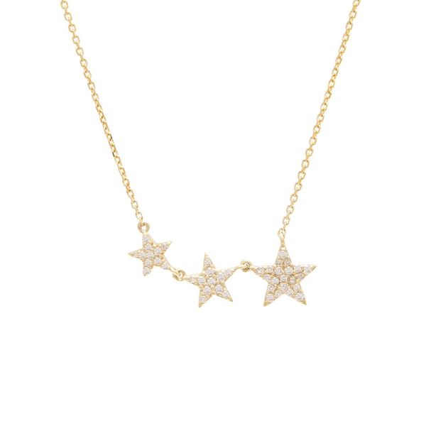 3 Star Diamond Necklace Confer's Jewelers Bellefonte, PA
