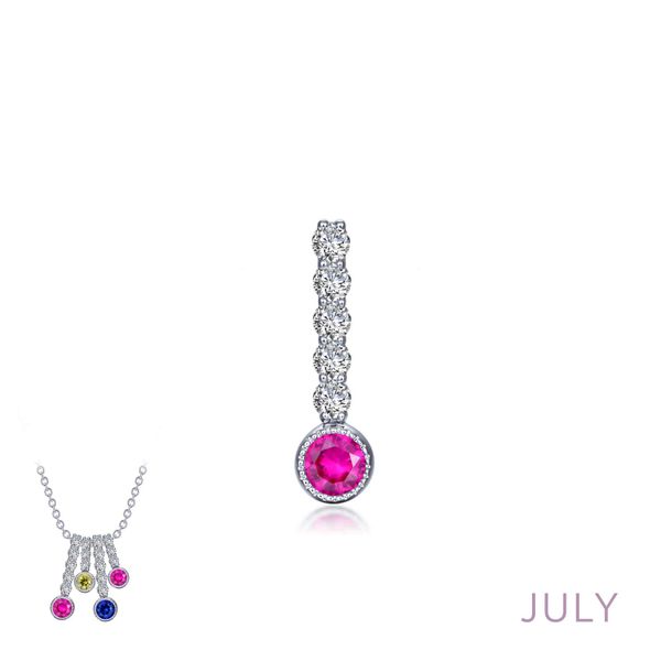 July Birthstone Love Pendant - Long Confer's Jewelers Bellefonte, PA