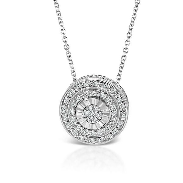 Sterling Silver Diamond Necklace Confer's Jewelers Bellefonte, PA