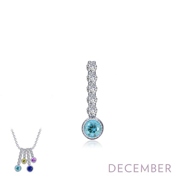 December Birthstone Love Pendant - Long Confer's Jewelers Bellefonte, PA