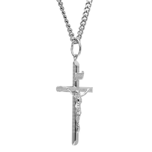 Sterling Silver Adult Crucifix Image 3 Confer's Jewelers Bellefonte, PA