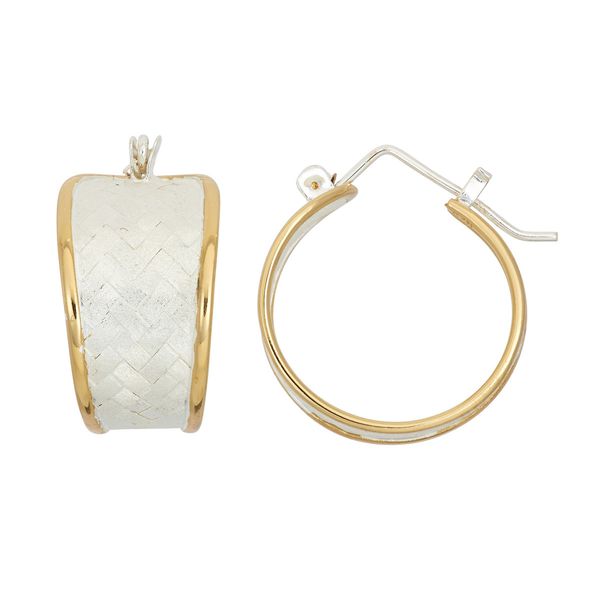 Sterling Silver Basket Hoop Earrings Confer’s Jewelers Bellefonte, PA