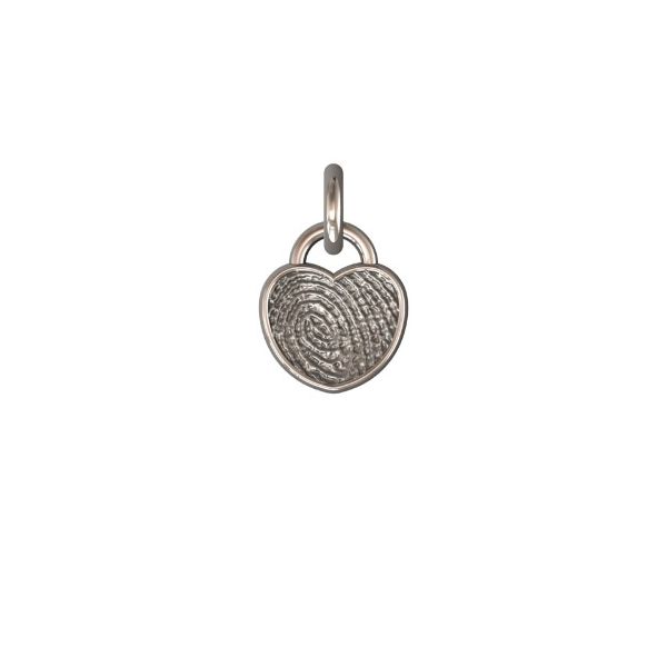 Sterling Silver 11mm One-Print Basic Heart Pendant Confer’s Jewelers Bellefonte, PA