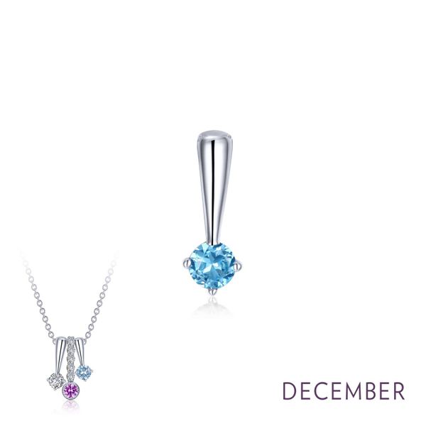 December Birthstone Love Pendant - Long Confer’s Jewelers Bellefonte, PA