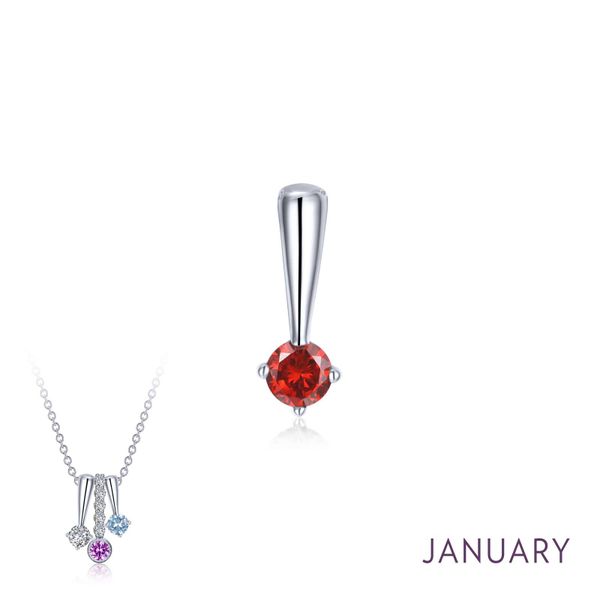 January Birthstone Love Pendant - Long Confer’s Jewelers Bellefonte, PA