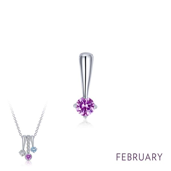 February Birthstone Love Pendant - Long Confer's Jewelers Bellefonte, PA