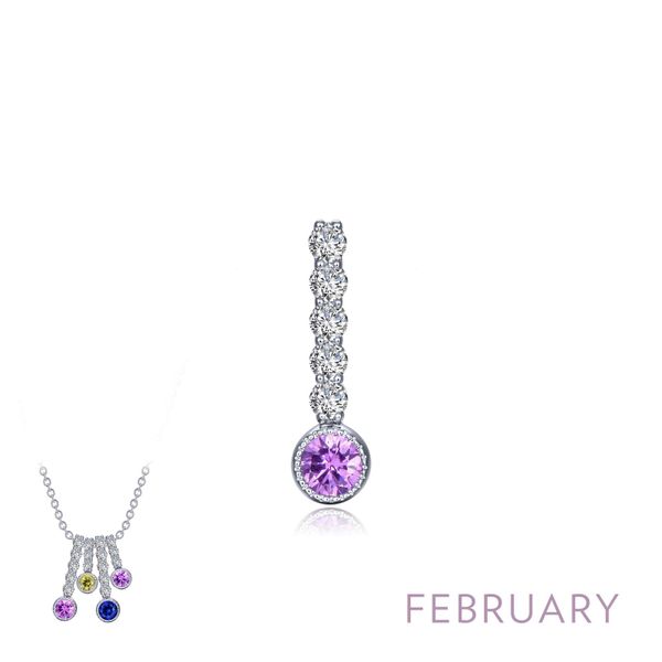 February Birthstone Love Pendant - Long Confer’s Jewelers Bellefonte, PA