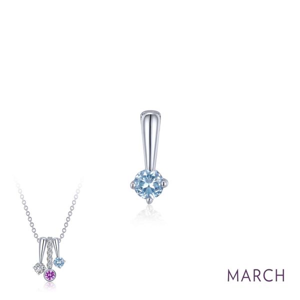 March Birthstone Love Pendant - Small Confer’s Jewelers Bellefonte, PA
