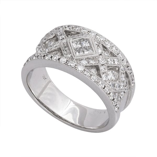 18K White Gold and Palladium Diamond Fashion Ring Confer’s Jewelers Bellefonte, PA