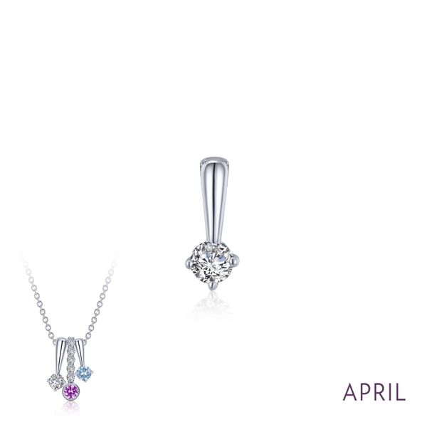 April Birthstone Love Pendant - Small Confer’s Jewelers Bellefonte, PA