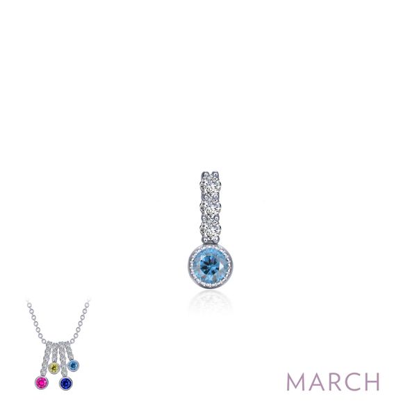 March Birthstone Love Pendant -  Small Confer’s Jewelers Bellefonte, PA