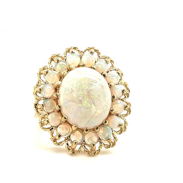 Cracked on sale opal ring