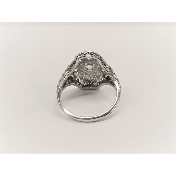 Antique 18K Filigree Diamond Ring Image 3 Cowardin's Jewelers Richmond, VA