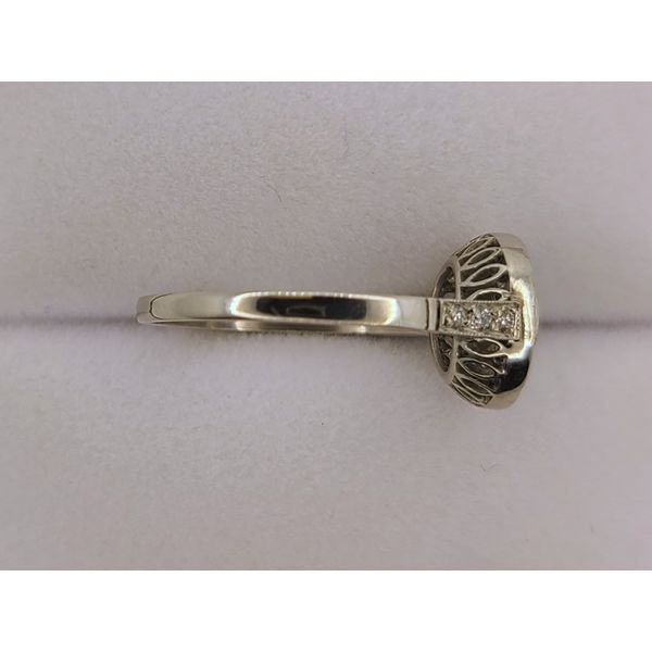 Platinum Diamond and Sapphire Ring Image 3 Cowardin's Jewelers Richmond, VA