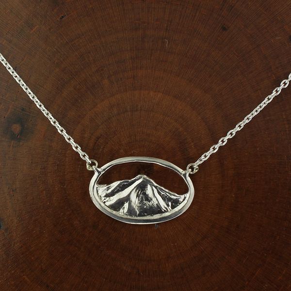 Silver Whiteface Mountain Necklace Darrah Cooper, Inc. Lake Placid, NY