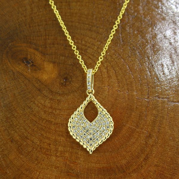 Diamond Teardrop Necklace Darrah Cooper, Inc. Lake Placid, NY