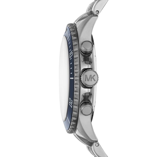 Michael Kors Men's Bayville Chronograph Gunmetal Stainless Steel Watch