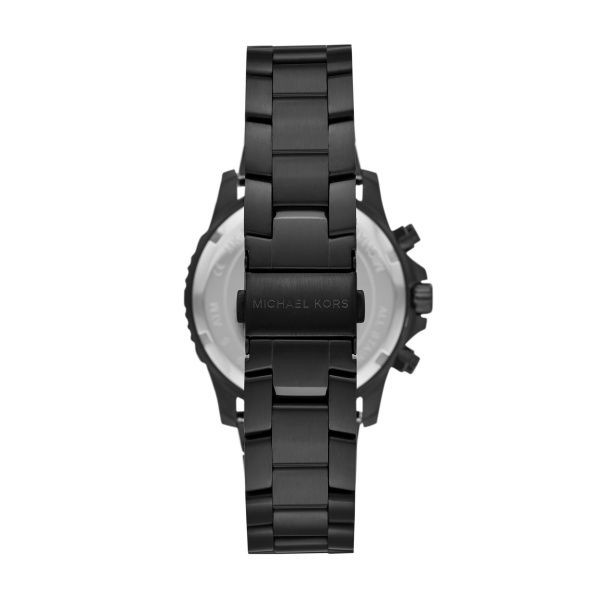 Michael Kors Black Watch With Black Stones