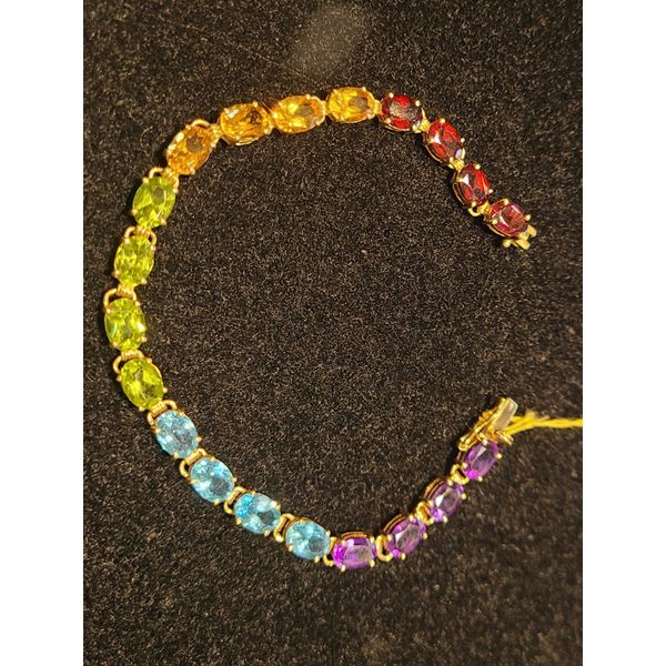 Rainbow Gemstone Bracelet DJ's Jewelry Woodland, CA