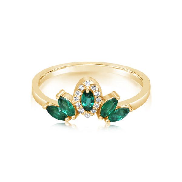 Emerald and Diamond Ring DJ's Jewelry Woodland, CA