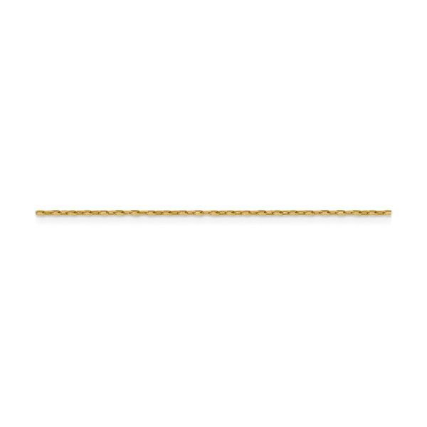 14K Yellow Gold Elongated Cable Chain Image 2 DJ's Jewelry Woodland, CA