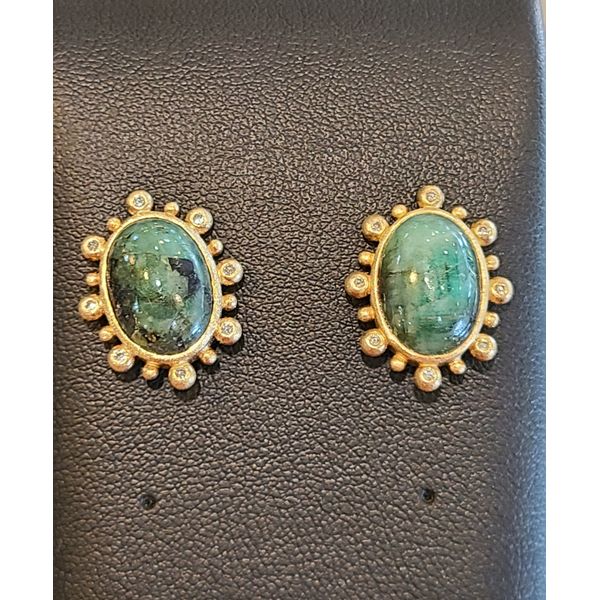 Emerald Athena Earrings DJ's Jewelry Woodland, CA