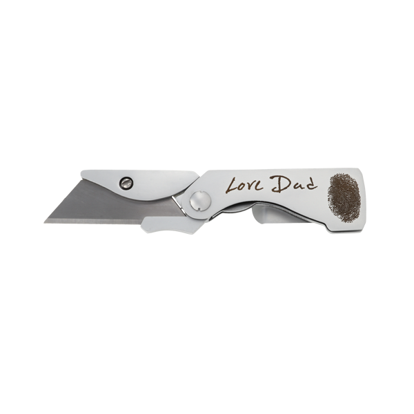 Personalized Utility Knife Image 2 DJ's Jewelry Woodland, CA