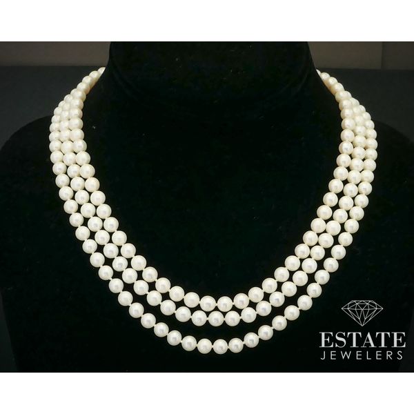 Pearl Choker Bridal Wedding Necklace and Chandelier Earrings Set