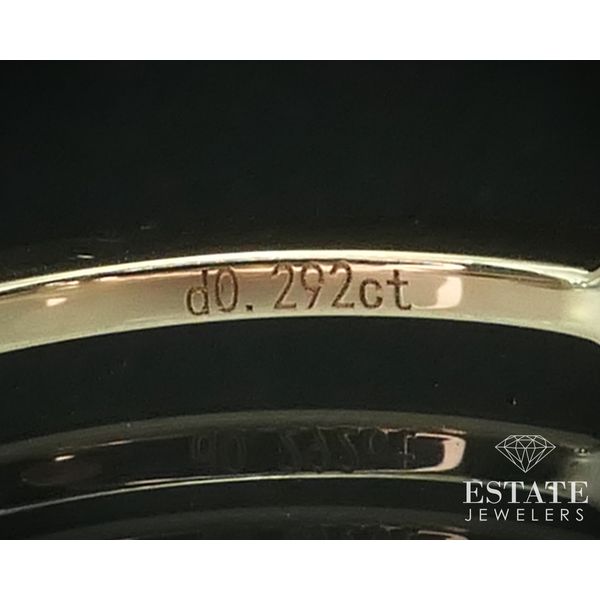 14k Yellow Gold Natural .29ctw Diamond Ladies Wedding Band Ring 1.4g i15128 Image 5 Estate Jewelers Toledo, OH