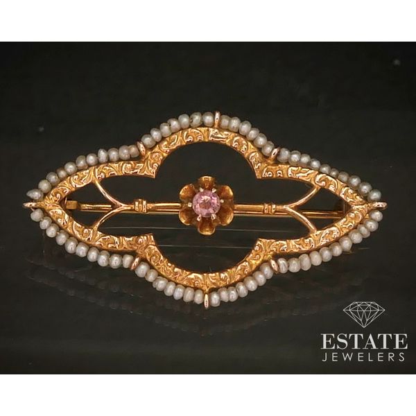 Seed Pearl Brooch