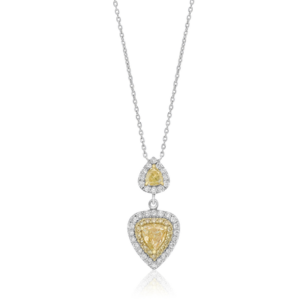 18K Yellow Diamond Necklace Falls Jewelers Concord, NC