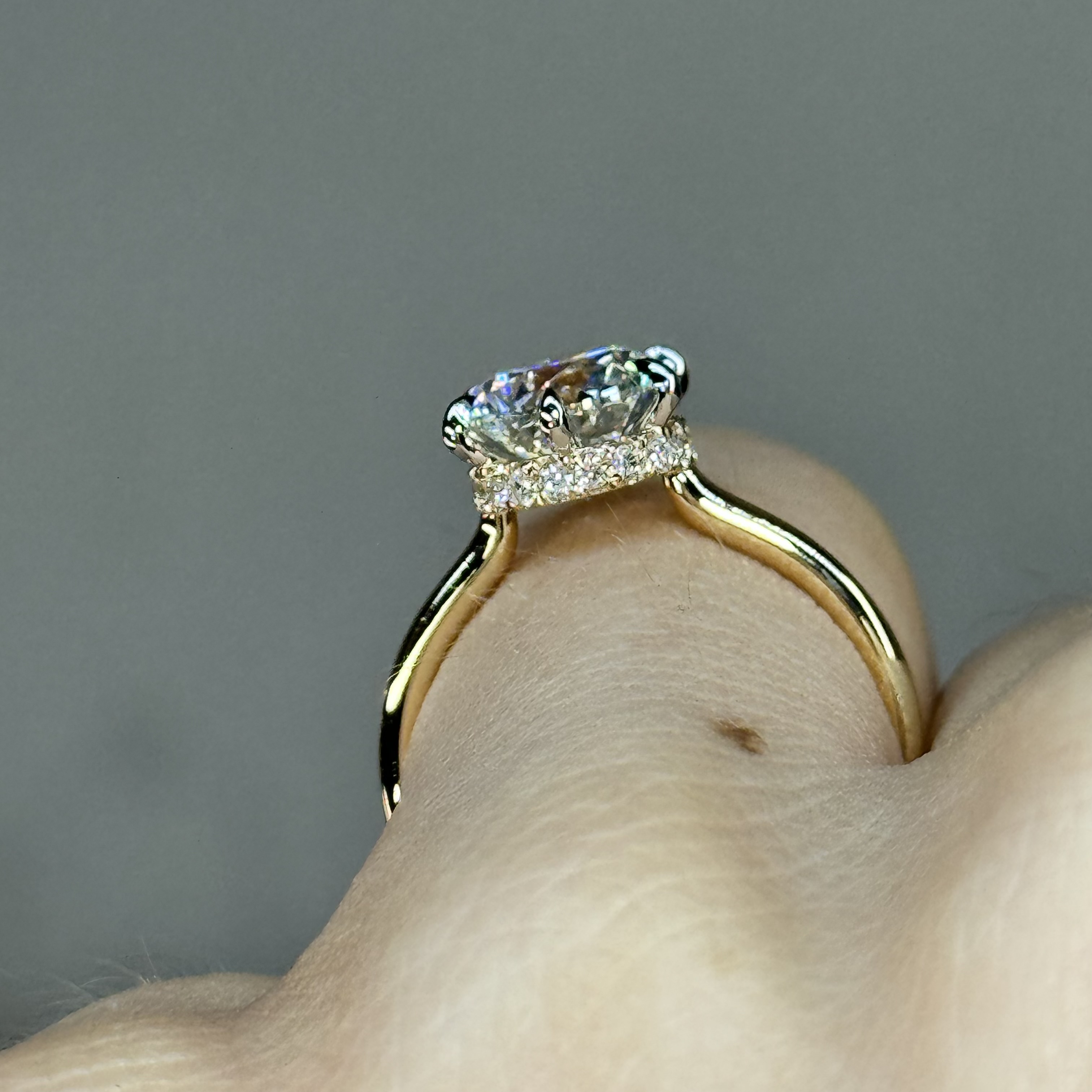 2.01ct G SI1 Round "Sasha" Engagement Ring Image 2 Forever Diamonds New York, NY