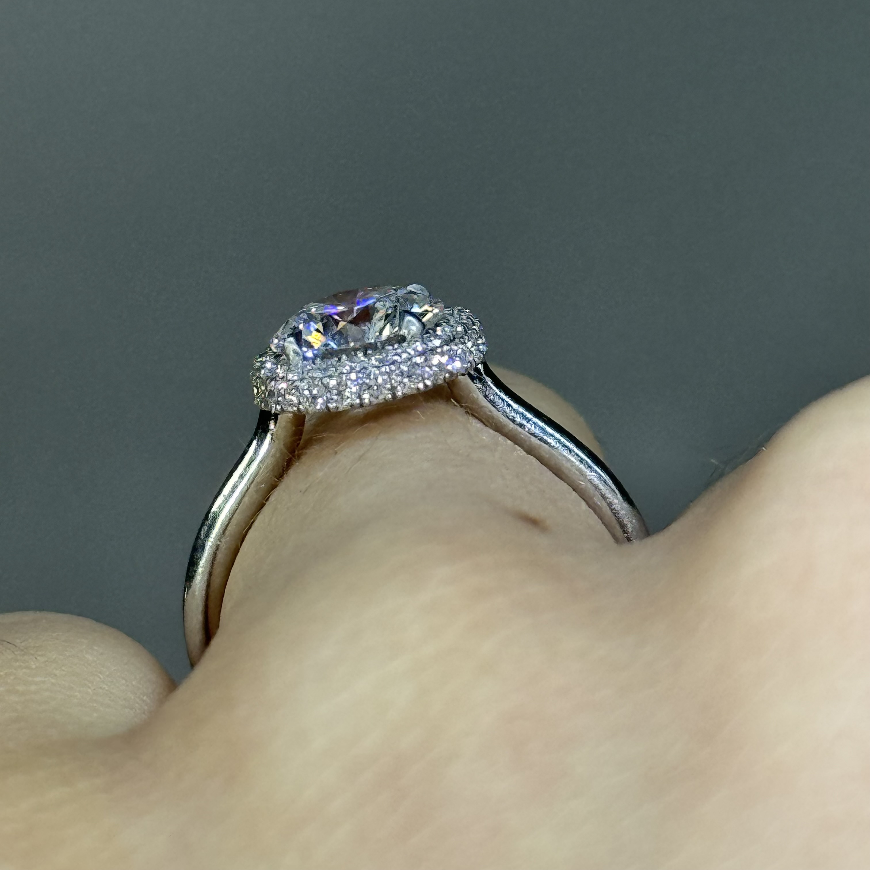 1.54 GIA E VS2 Round "Ava" Engagement Ring Image 3 Forever Diamonds New York, NY