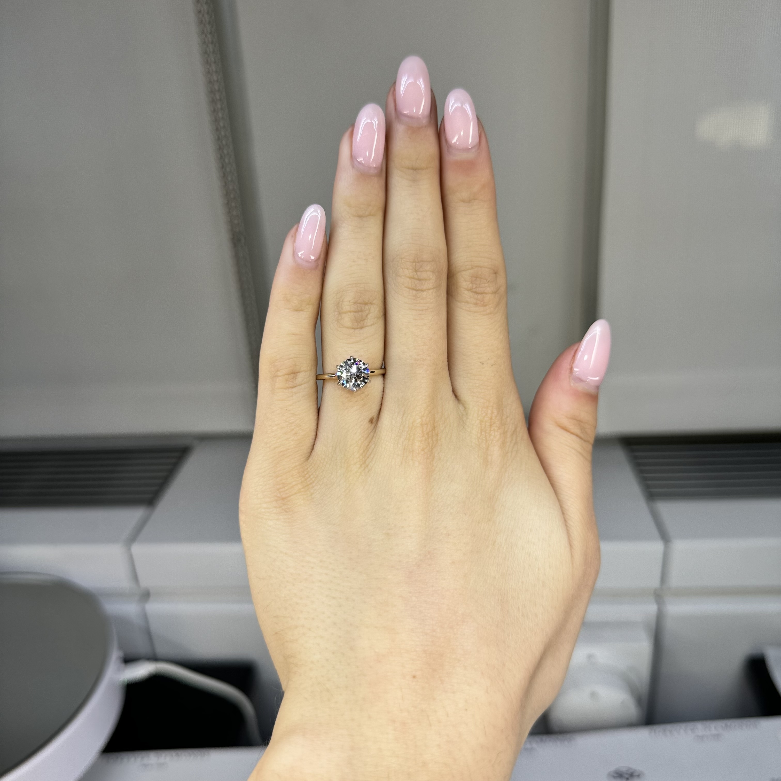 2.01ct G SI1 Round "Sasha" Engagement Ring Image 4 Forever Diamonds New York, NY