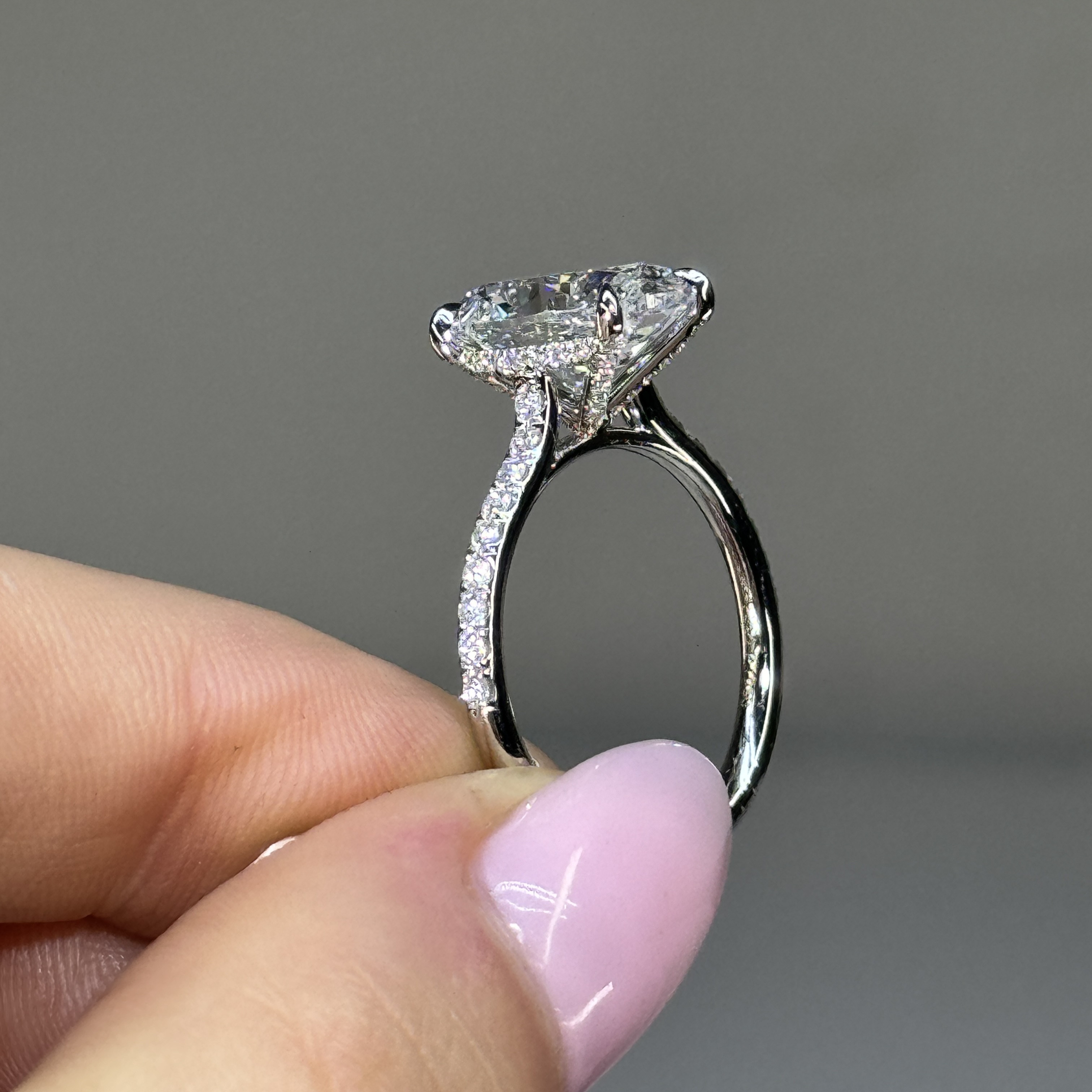 4.04ct Oval Engagement Ring "Amanda" Forever Diamonds New York, NY