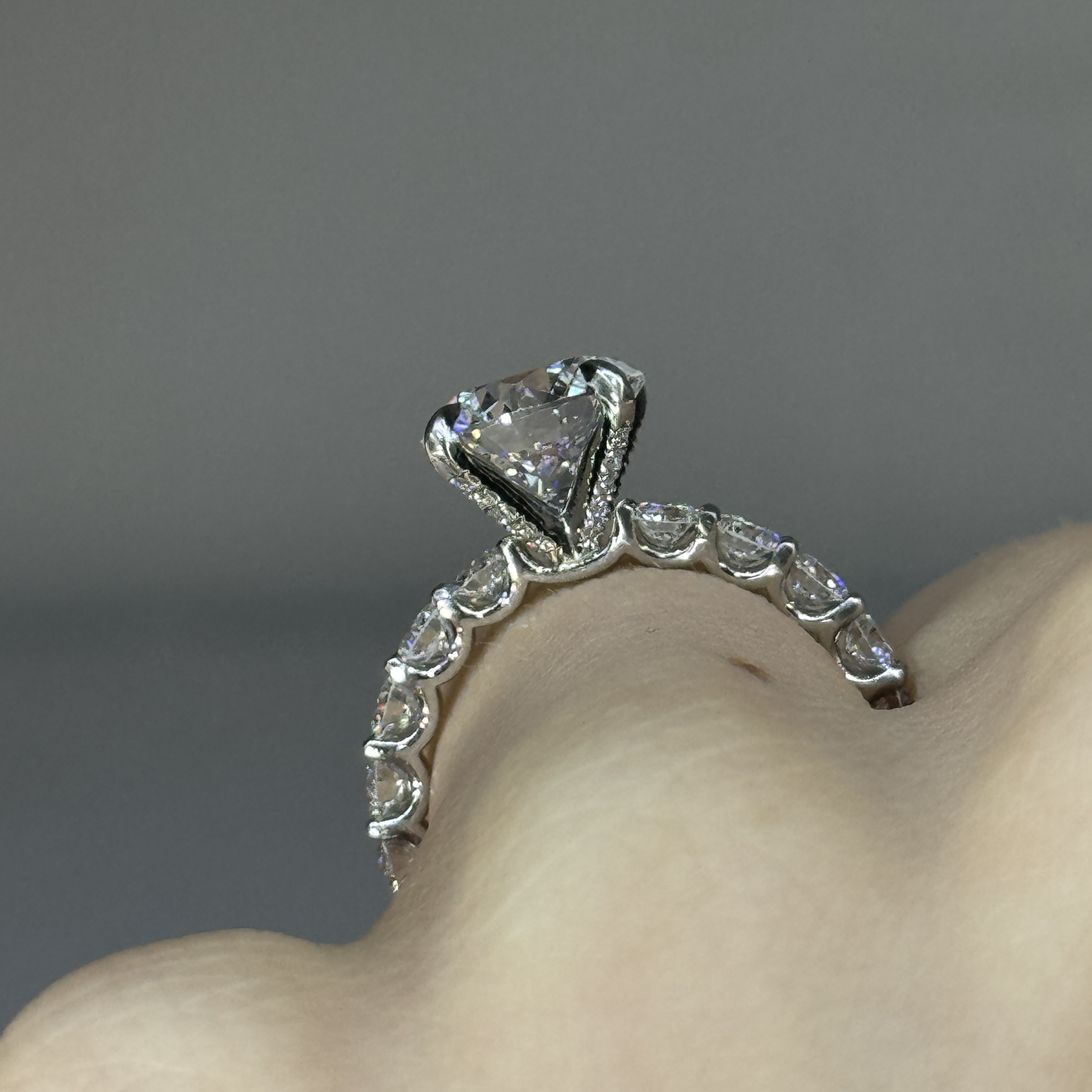 2.72ct "Anna" Engagement Ring Image 3 Forever Diamonds New York, NY