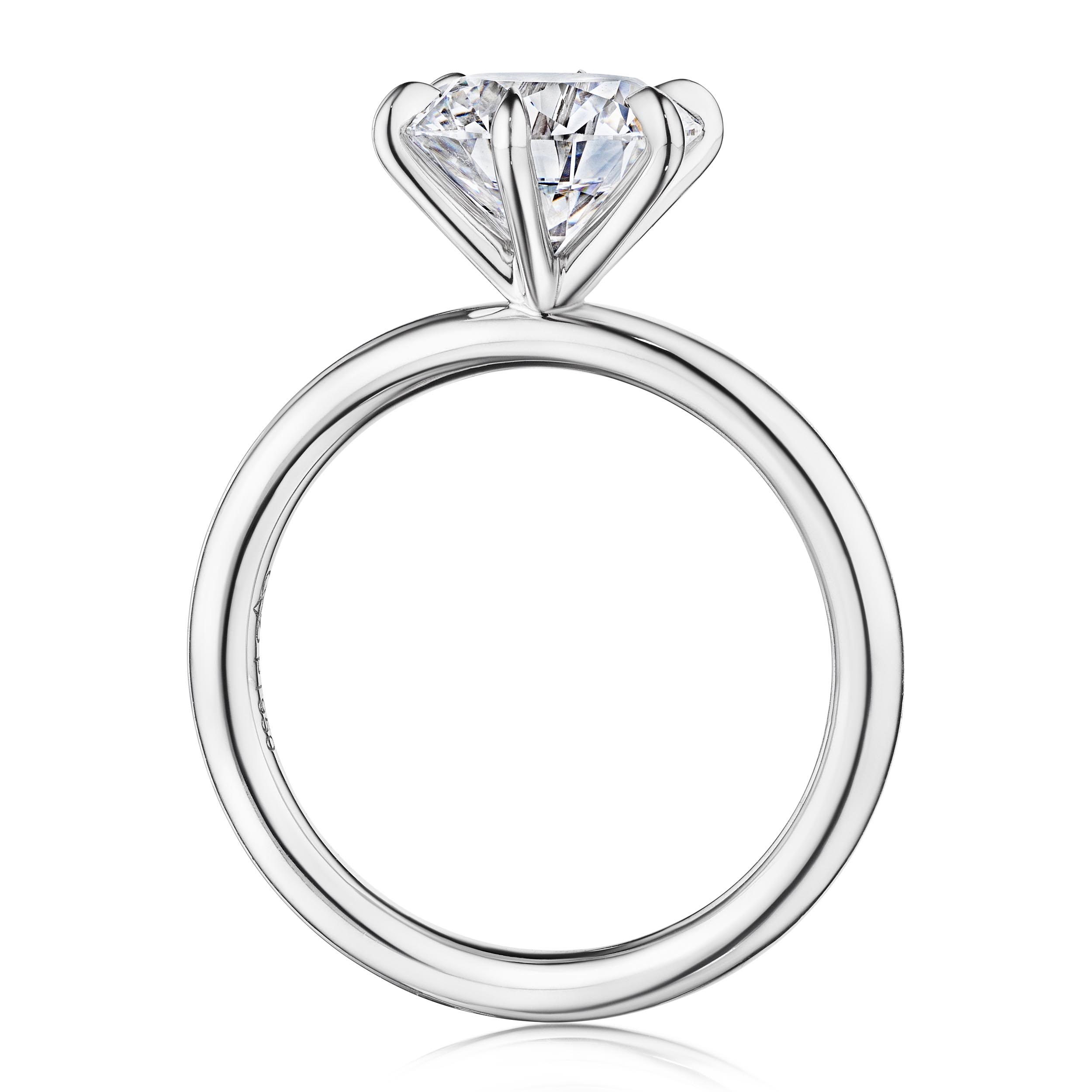 GIA 3.00ct F VS2 "Bronte" Engagement Ring Image 3 Forever Diamonds New York, NY