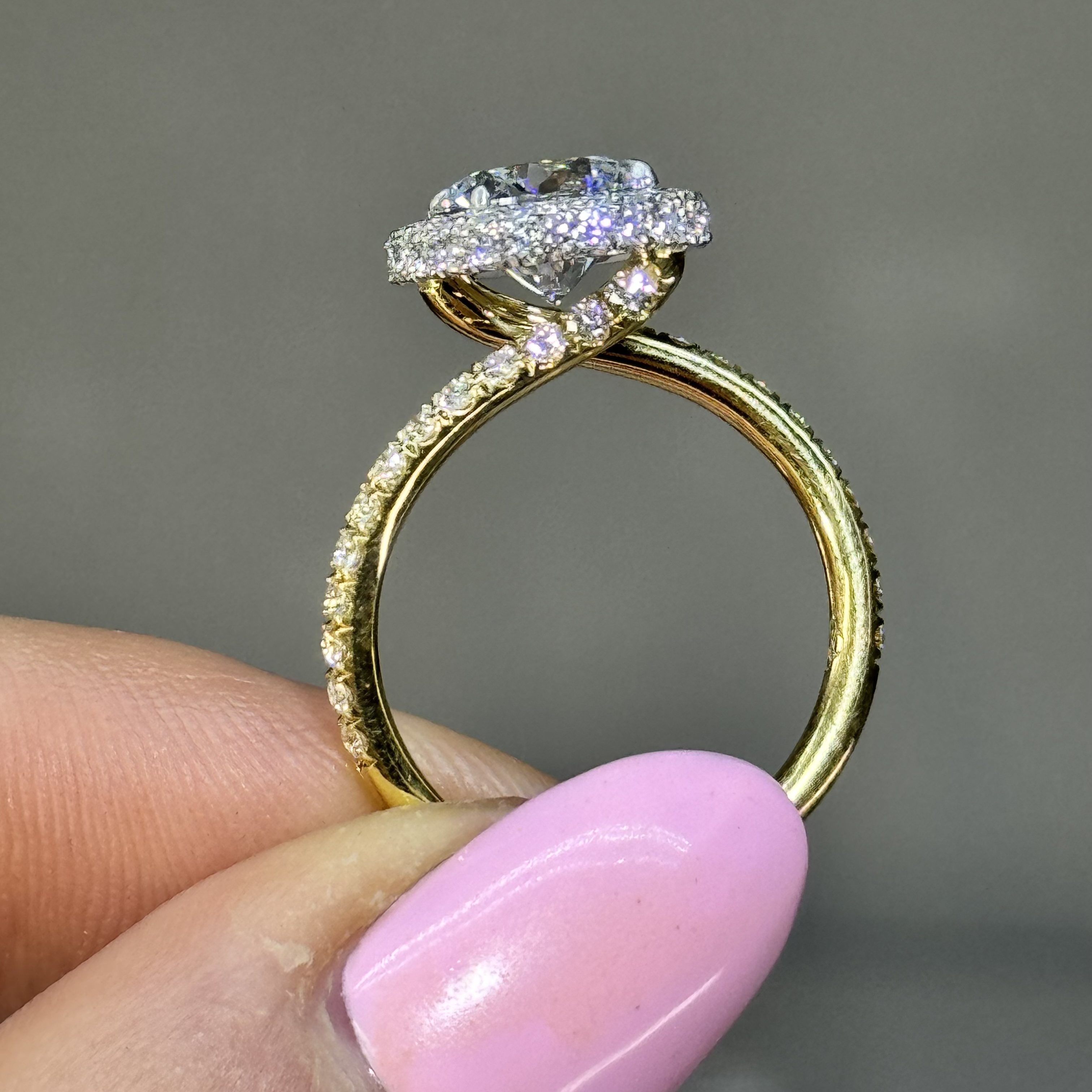 1.92ct GIA D VS1 Round "Lilah" Engagement Ring Image 4 Forever Diamonds New York, NY