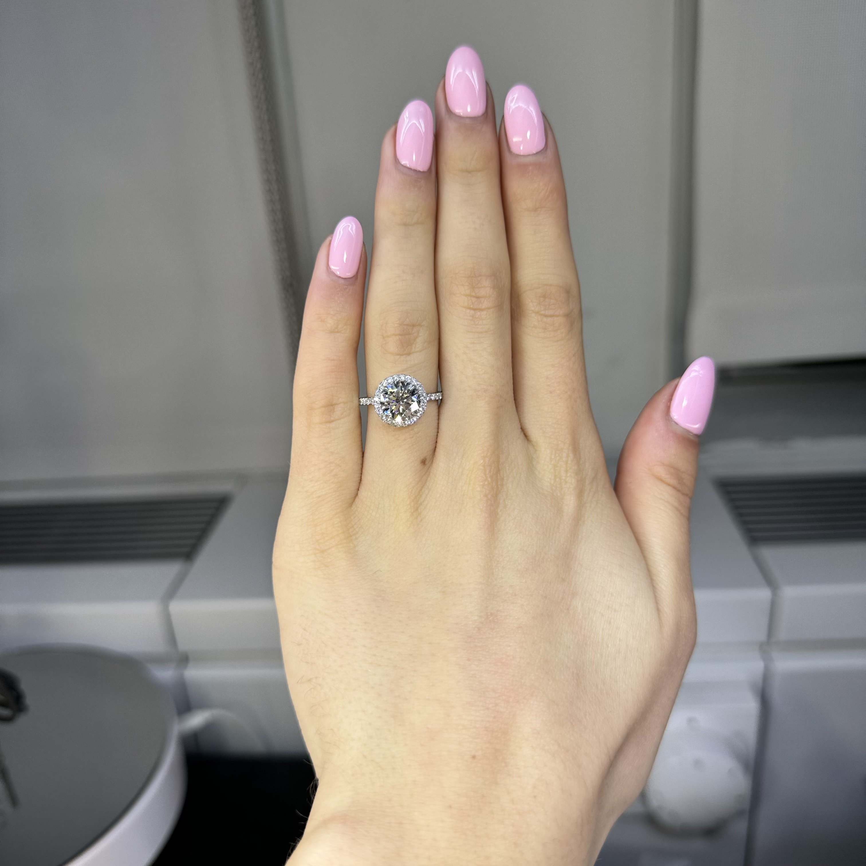 2.36ct GIA E VS2 Round "Camila" Engagement Ring Image 5 Forever Diamonds New York, NY