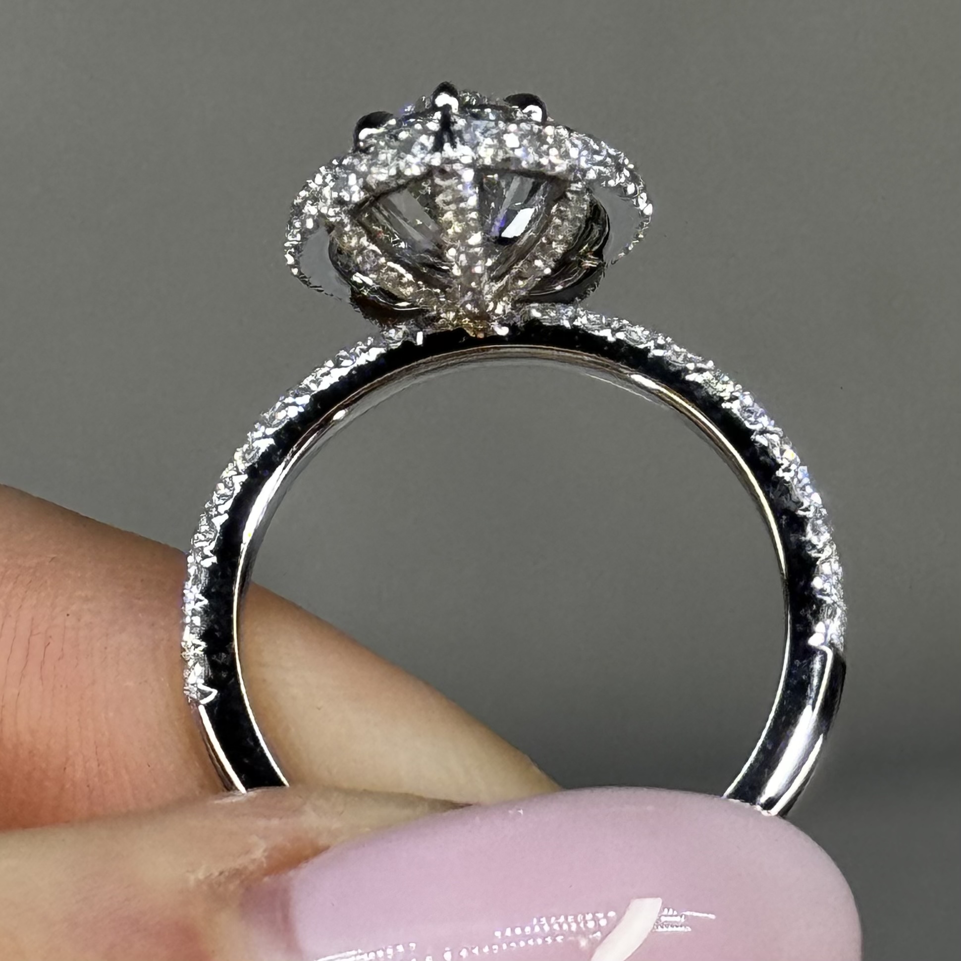 GIA 3.55ct F VS2 "Caitlyn" Engagement Ring Image 3 Forever Diamonds New York, NY